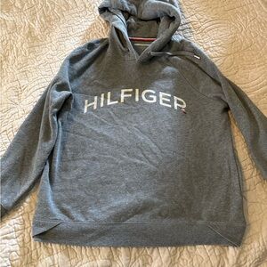 Tommy Hilfiger Charcoal Sweatshirt with Bold Logo